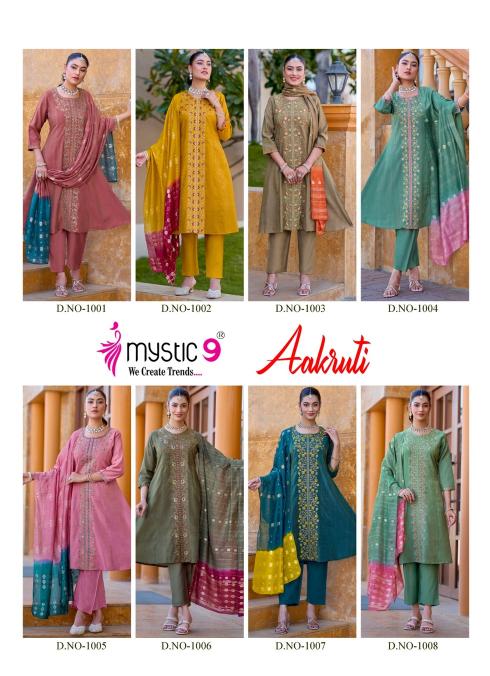 Mystic9 aakruti vol 1 wholesale branded kurti in pune